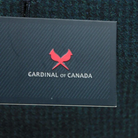 Cardinal of Canada NWT Wool Sport Coat Size 40R US In Blue & Green Melange